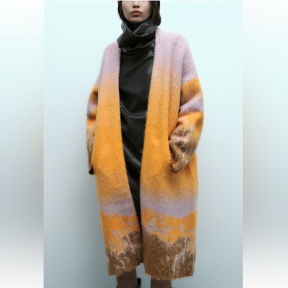 ✨Today Only Cyber Monday Sale✨ Zara Sunset Knit Coat - Picture 5 of 5